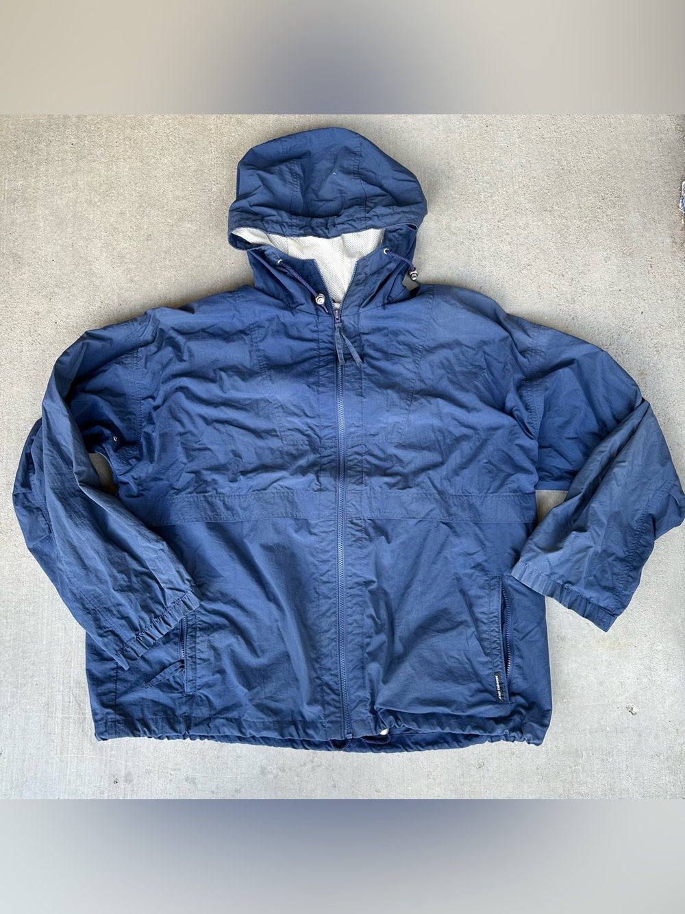 Members Only Vintage 1990s Hooded
Windbreaker Jacket